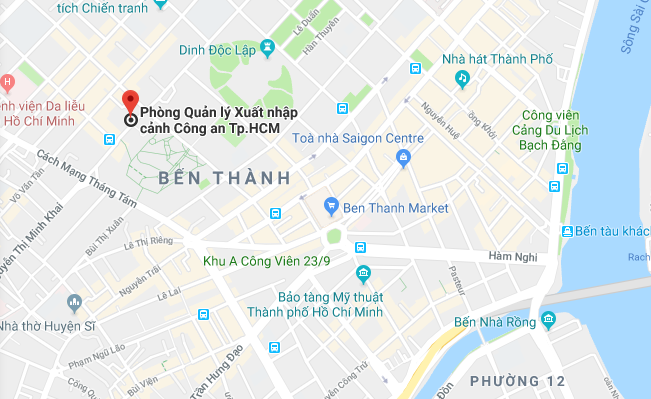 địa chỉ gia hạn visa tại thành phố Hồ Chí Minh