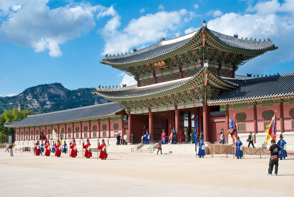 Gyeongbok Palace in Seoul, South Korea