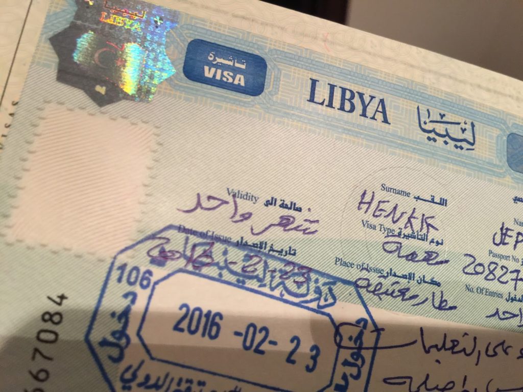 xin visa Libya
