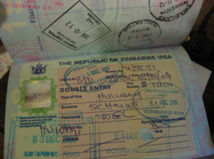 mau visa zimbabwe