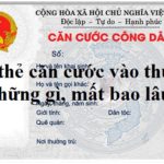 Thẻ căn cước công dân làm ở đâu ?